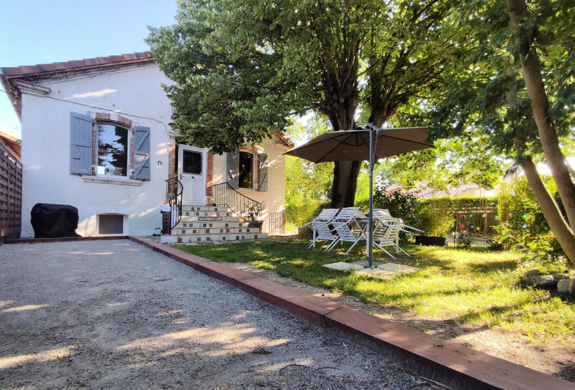 Villa Garona Avec Billard Proche Pyrenees Cazeres Exterior foto